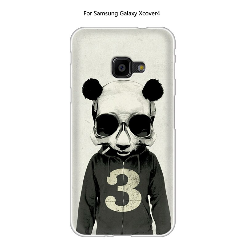 JURCHEN pokrowiec do Samsung Galaxy XCover 4 pokrowiec silikonowy G390F Cartoon śliczny 3D TPU miękki do Samsung Galaxy X pokrowiec 4 pokrowiec Xcover4: 20