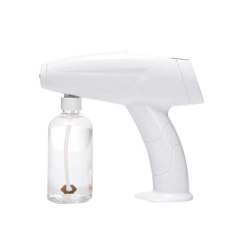 Handheld Atomization Disinfection Sprayer Gun Disinfection Blue Light Nano Steam Spray Atomization Mixed Vapor Nano Spray Gun: Default Title