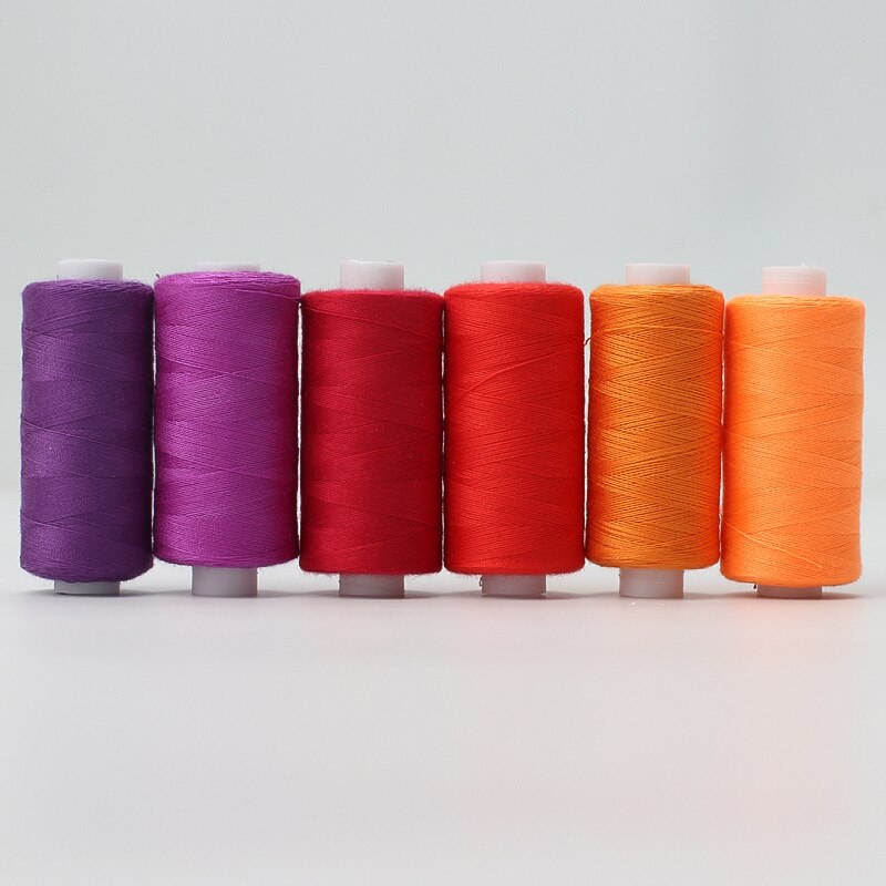 400Yards 40s/2 Polyester Yarn Sewing Thread Roll Machine Hand Embroidery Durable For Home Sewing Accessories: SA220078-4