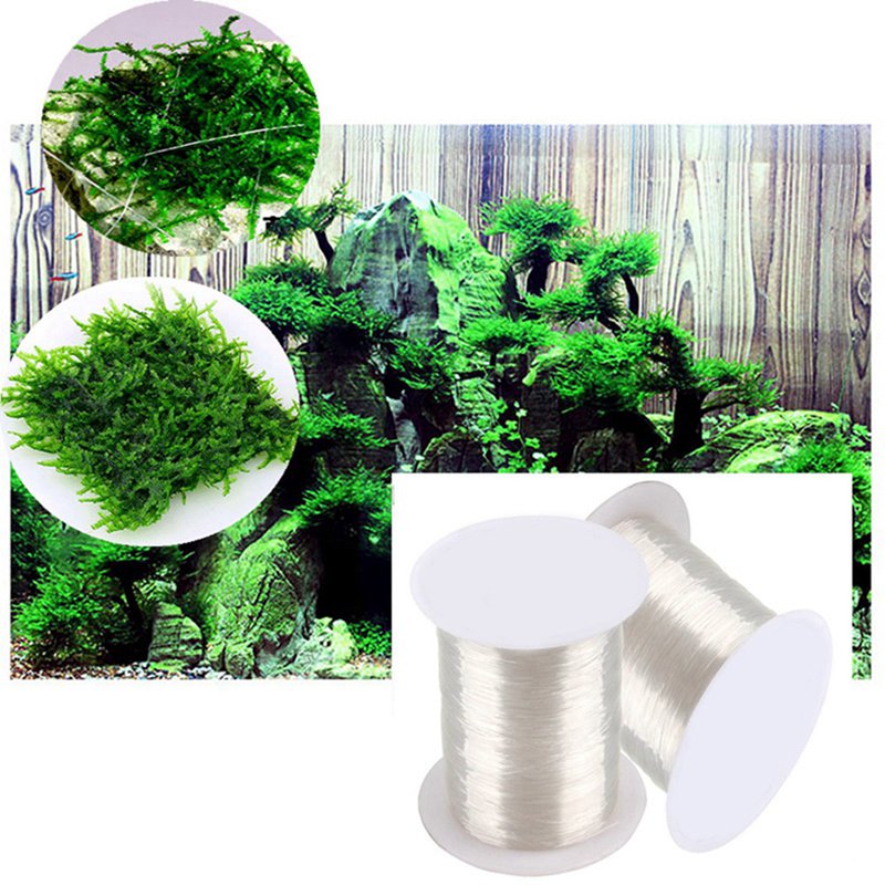 Aquarium Moss Tree Sponge Stainless Steel Net-Attach Mesh Pad Fish Tank DIY Decorations Driftwood Planted Aquarium Accessories