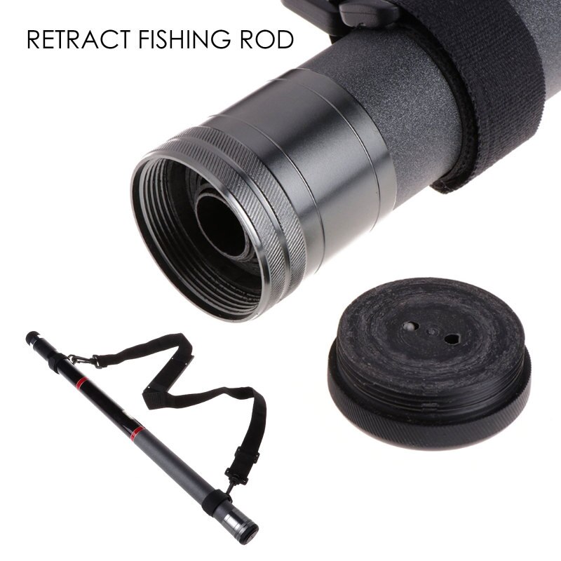 5.4M Telescopic Fishing Landing Gear Rod Round Telescopic Railing Portable Tool Pole Retractable Fishing Net Stretch Brail Tools