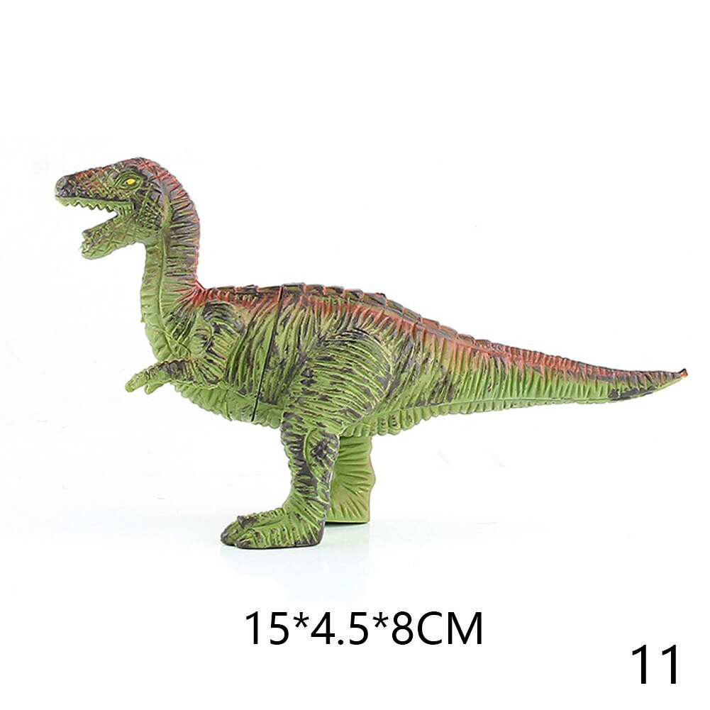 13 stili Action figure e giocattoli modello Brachiosaurus Plesiosaur Tyrannosaurus Dragon Dinosaur Collection collezione di animali modello giocattolo: Velociraptor