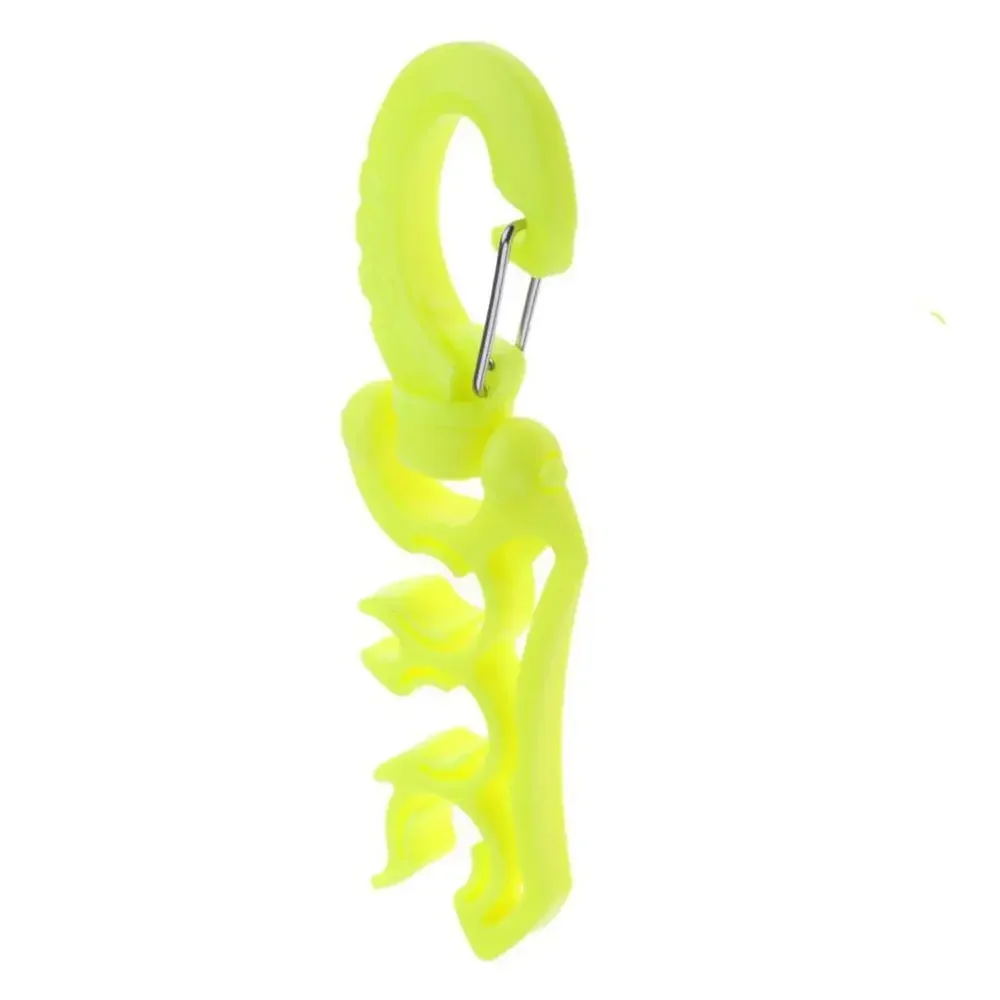 Tauchen Tauchen verdreifachen Regler BCD Schlauchhalter Krake Halter BCD Clip: Gelb