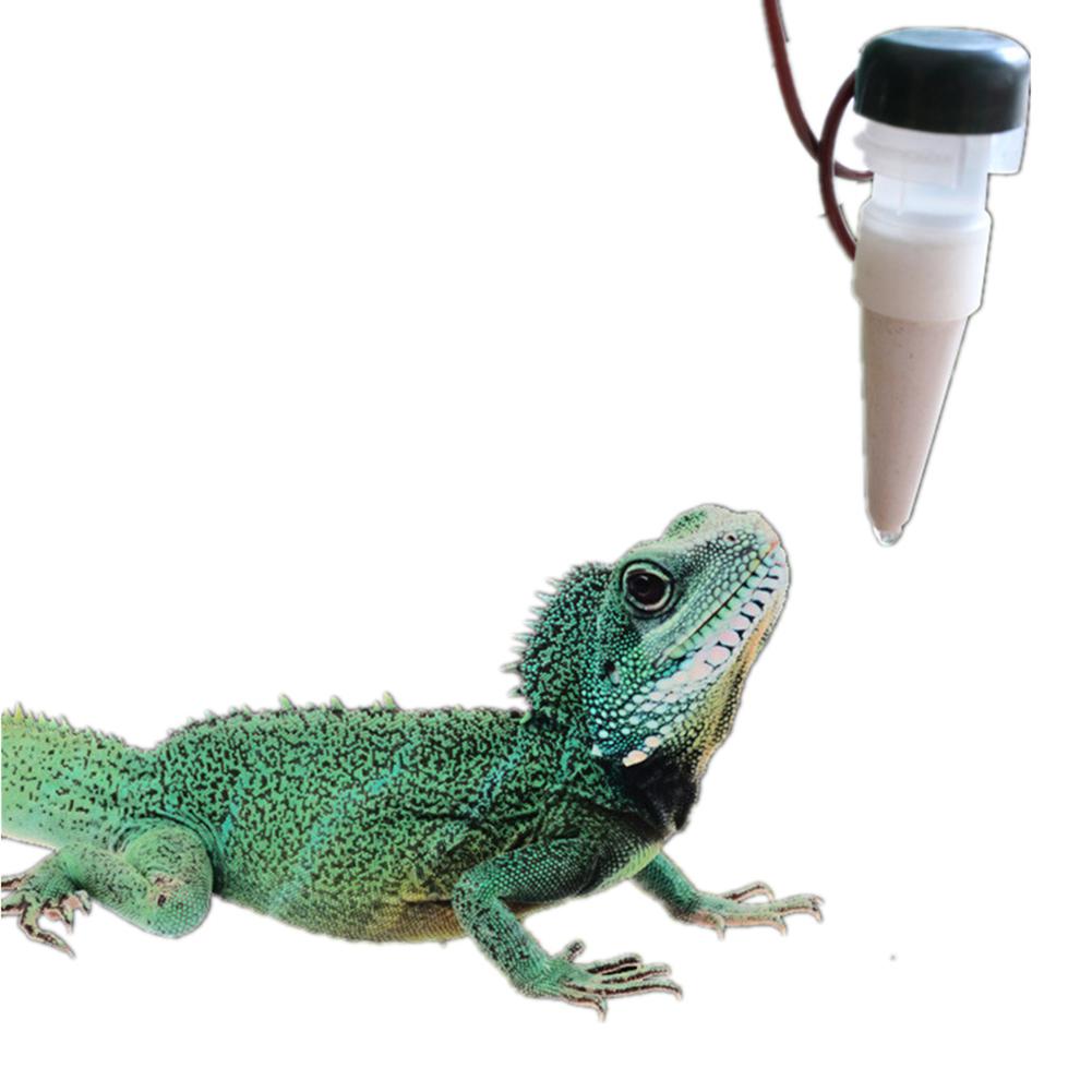 TPFOCUS 1300ML filtro de agua de reptil sistema de goteo fuente de bebida dispensador de agua humidificador para camaleón lagartija Gecko: Default Title
