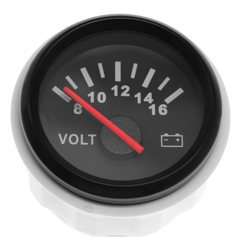 52mm motor auto voltmeter digital volt gauge 8 32v meter med