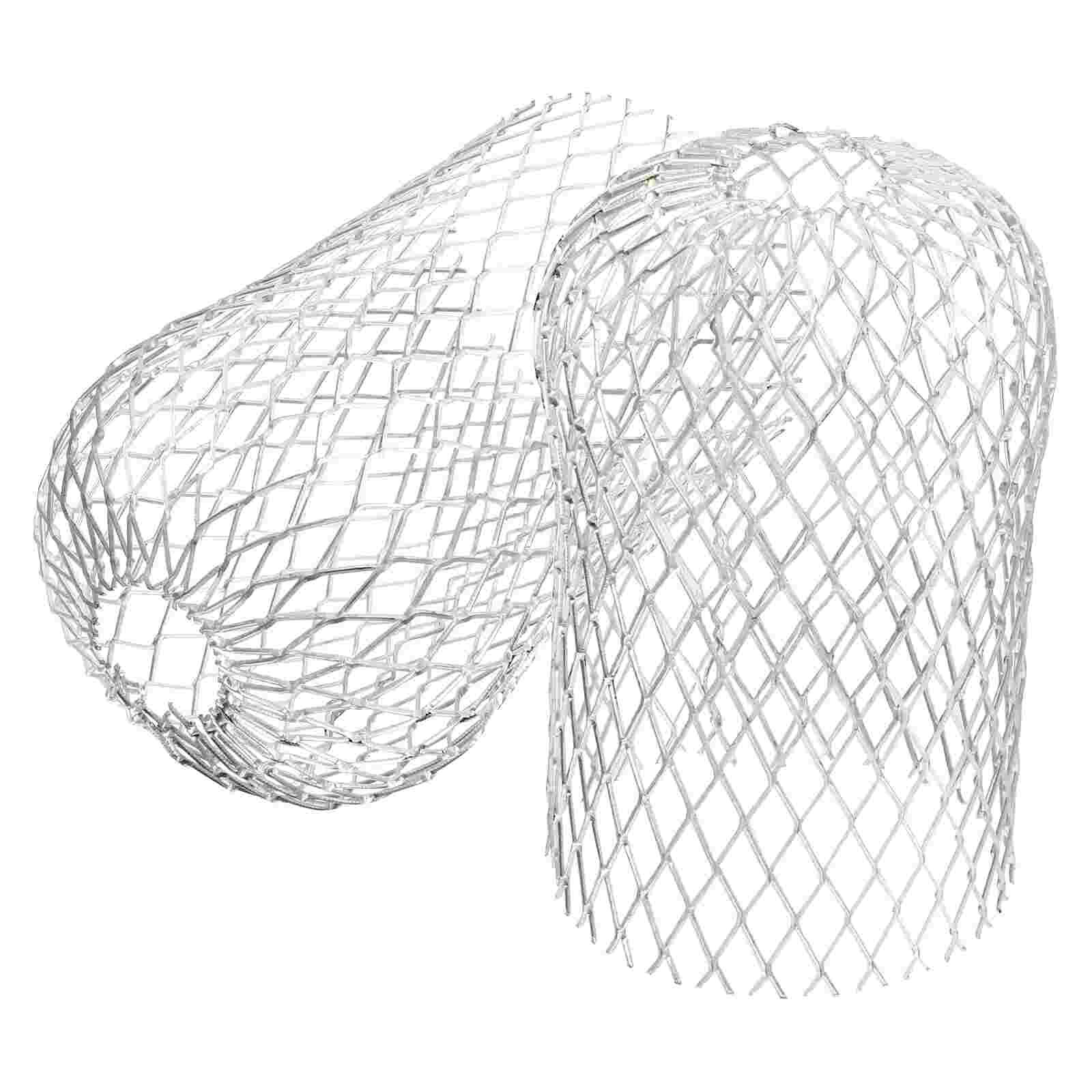 2pcs Leaf Sieve Screen Covers Mesh Gutter Downspout Guard Gutter Screen Covers: Default Title