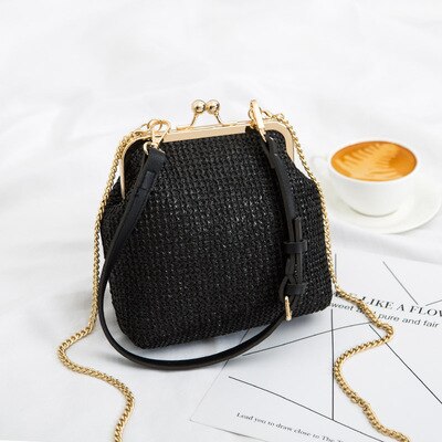 Vintage Women Clip Bag Simple Shoulder Crossbody Bag Brand Female Handbag and Clutch Leisure Travel Bag Purse Sac Chic