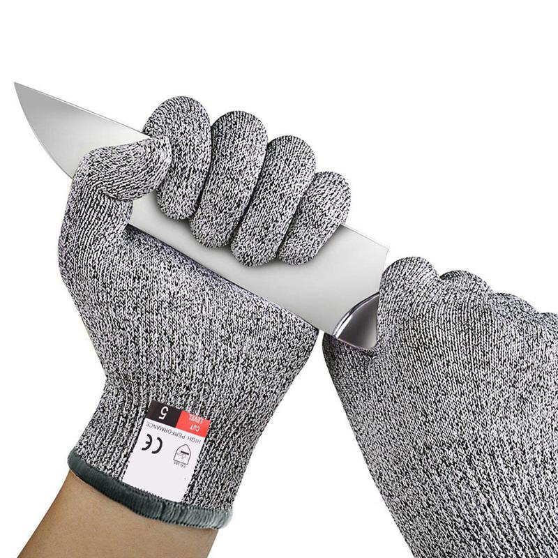 1 Pair Kids Cut Resistant Gloves High Performance Level 5 Hands Protection Cover Kitchen Glove