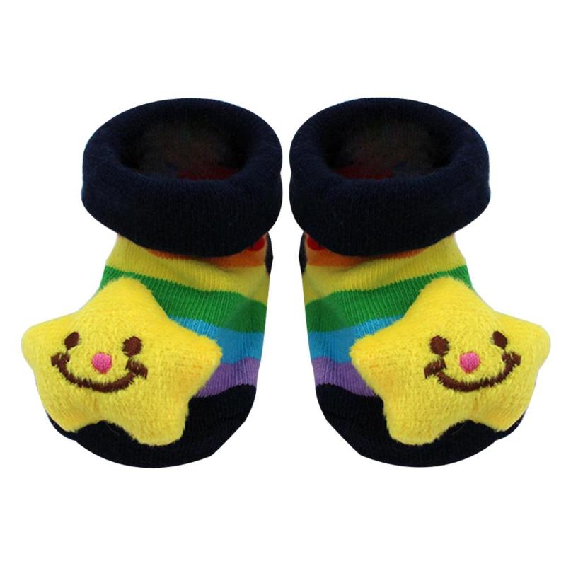 Baby Cute Cartoon Socks Newborn Baby Anti-Slip Indoor Floor infant Socks Shoes Boots Kids Clothes Accessories: 01 / 18M