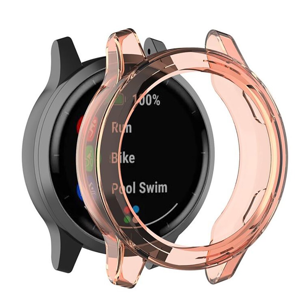 Protective case for Garmin Vivoactive 4 4S TPU cover slim Smart Watch bumper shell for Garmin Active S ActiveS: Orange / Garmin Vivoactive 4