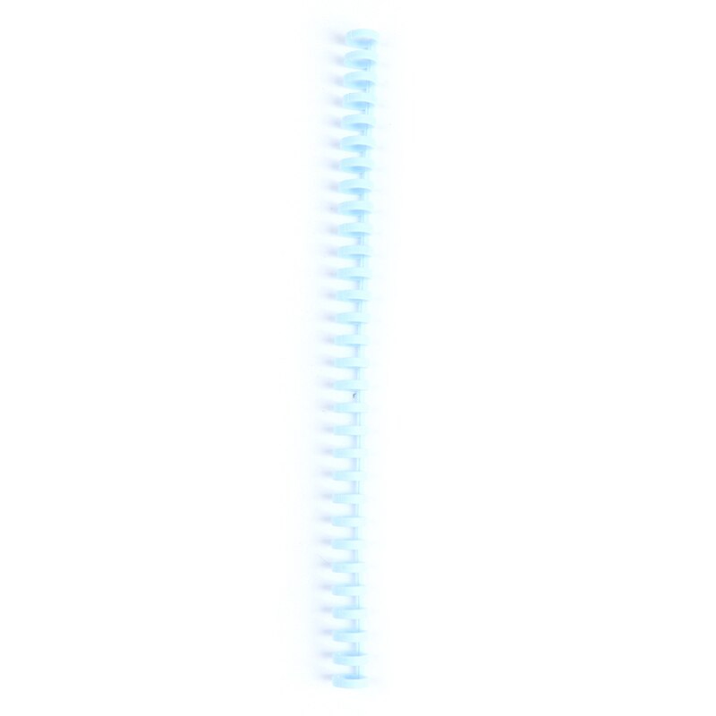 30 Hole Loose-leaf Plastic Binding Ring Spring Spiral Rings for 30 Holes A4 A5 A6 Paper Notebook Stationery Office Supplies: Blue