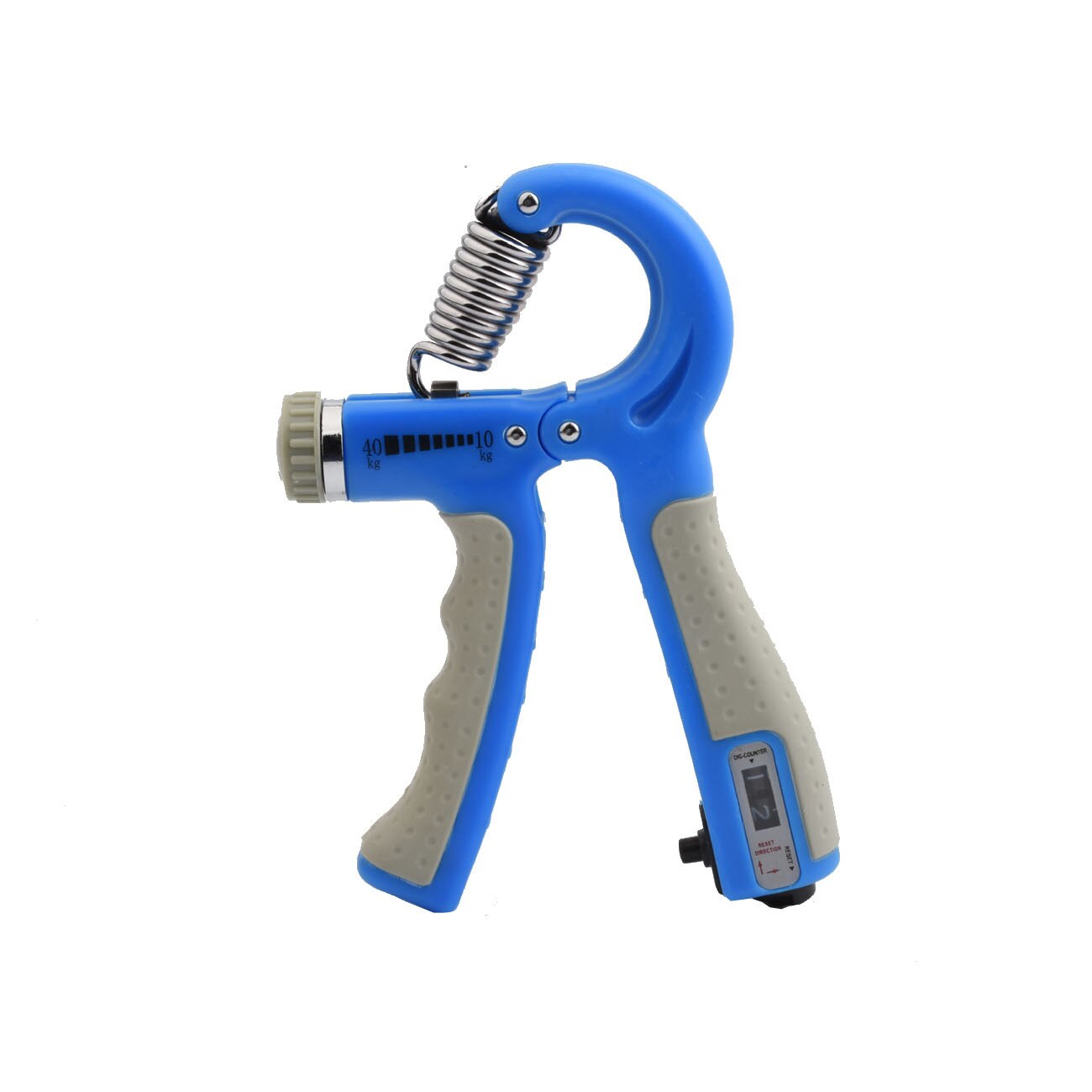 Adjustable R-Shape Countable Hand Grips Strength Exercise Strengthener Gripper Spring Finger Pinch Carpal Expander 5-60kg: Ivory