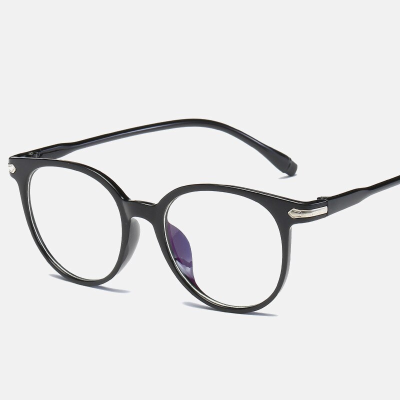 ZUEE Blue Light Glasses Clear Regular Computer Gaming Glasses Women/Men Eyewear Improve Comfort Anti Blue Ray Eyeglasses: Black