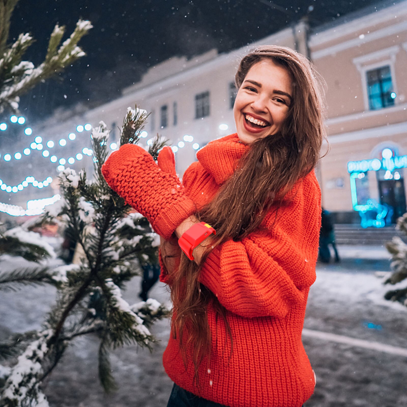 Smart warm control bracelet outdoor portable wrist USB charging hand warmer continuous heating simple and safe