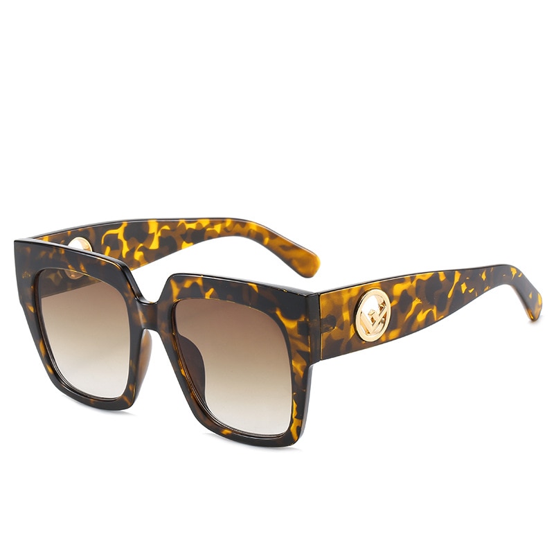 Montura de gafas de gran tamaño para mujer, marco cuadrado de de lujo con marco grande, transparente, Vintage,