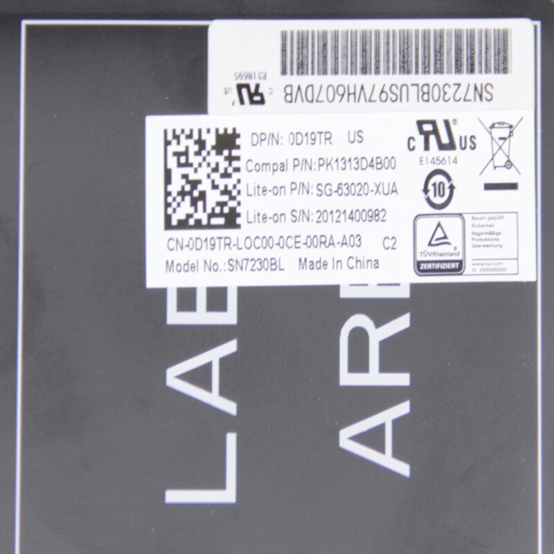 US English Backlit Original Laptop keyboard for Dell Latitude E5450 E5480 E5470 E7470 7480 7490 3340 3350 0D19TR 094F68