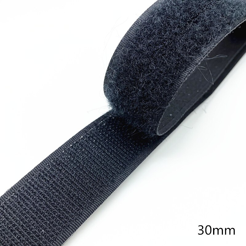 Strong Self Adhesive Magical Tape Fastener Tape Nylon Hooks and Loops Sticker Velcros Adhesive Glue Magic DIY 20/30/50MM*1M: 1M 30MM