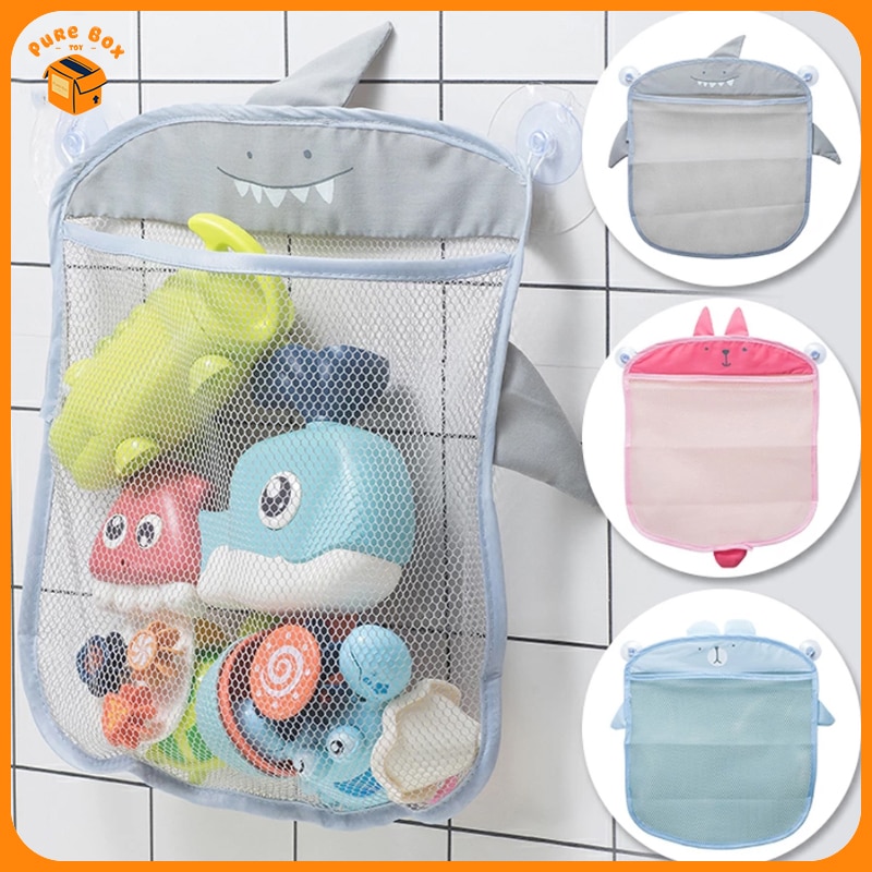 Baby Bathroom Bath Toys Organizer Storage Bag Basket Net Bathing Pool Interactive Toy Water Shower Set For Kids Children