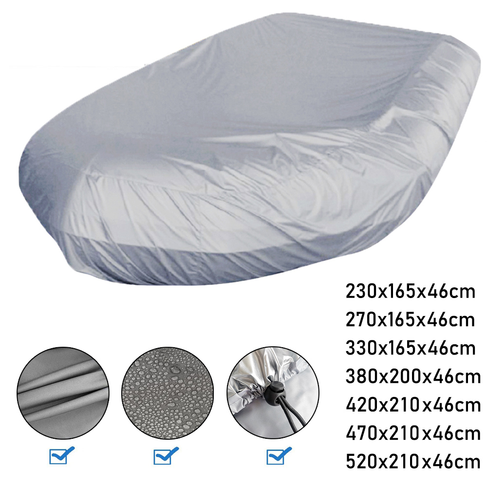 V-vorm Marine Boot Cover Grote Waterdichte Stofdichte AntiUV Regen Sneeuw Opblaasbare Boot Rubberboot Vissen Rubberboot Universele Hoes