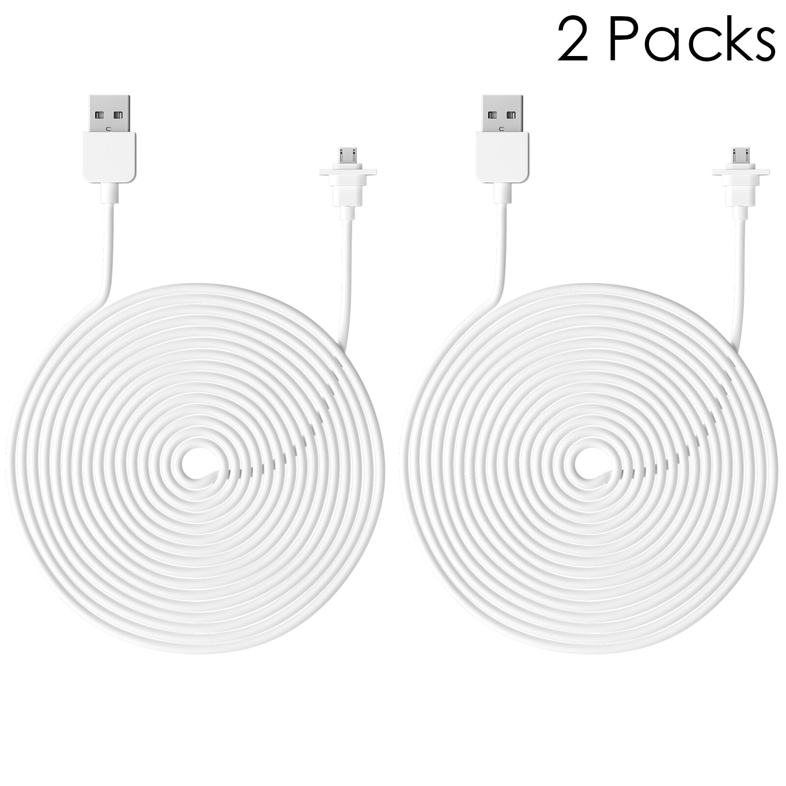 Eufy 2C/2C Pro Camera Cable 30ft/9m Waterproof Charging Cable Power Cord for Eufy 2C/2C Pro,Eufy Camera Accessories: 2 Packs