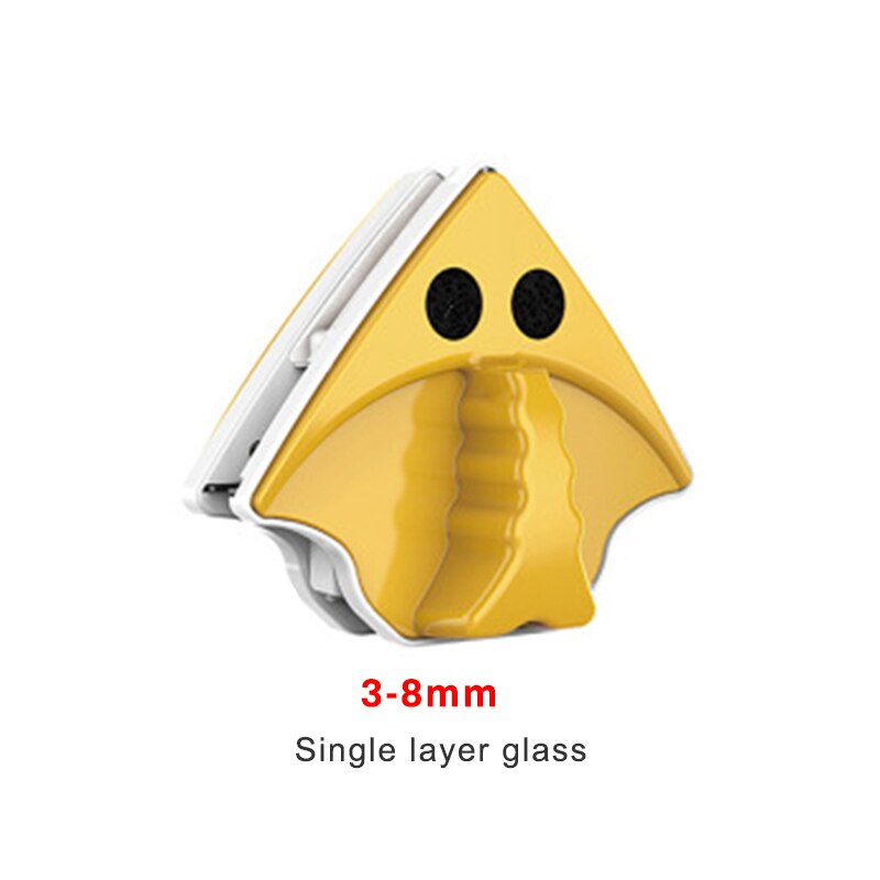 Magnetic Window Wiper Glass Cleaner Brush Tool Double Side Magnetic Brush Window Glass Brush for Washing Household Cleaning Tool: B 3-8mm single-layer