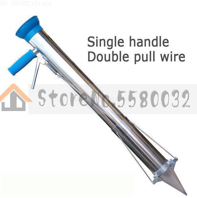 Rapid seeder stainless steel planter Seedling transplanting device Fertilizing seeder for Vegetable Planting garden equipment: 1