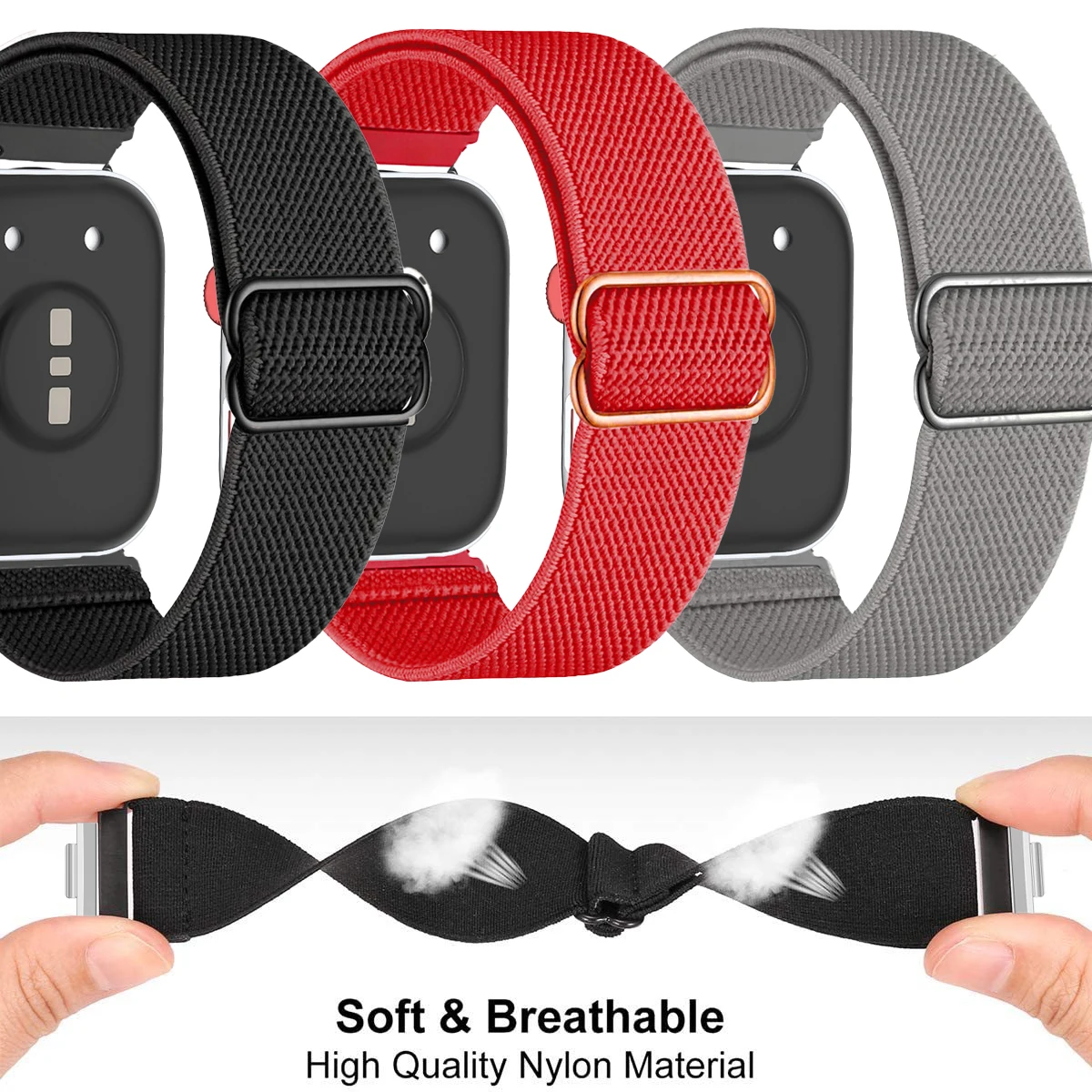 Replacement Watch Band For Huawei Watch Fit 3 2 1 Elastic Nylon Loop Strap Wristband For Huawei Fit3 Bracelet Correa Accessories