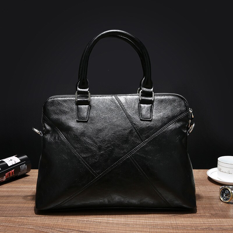 120918 men handbag male large tote lady business bag
