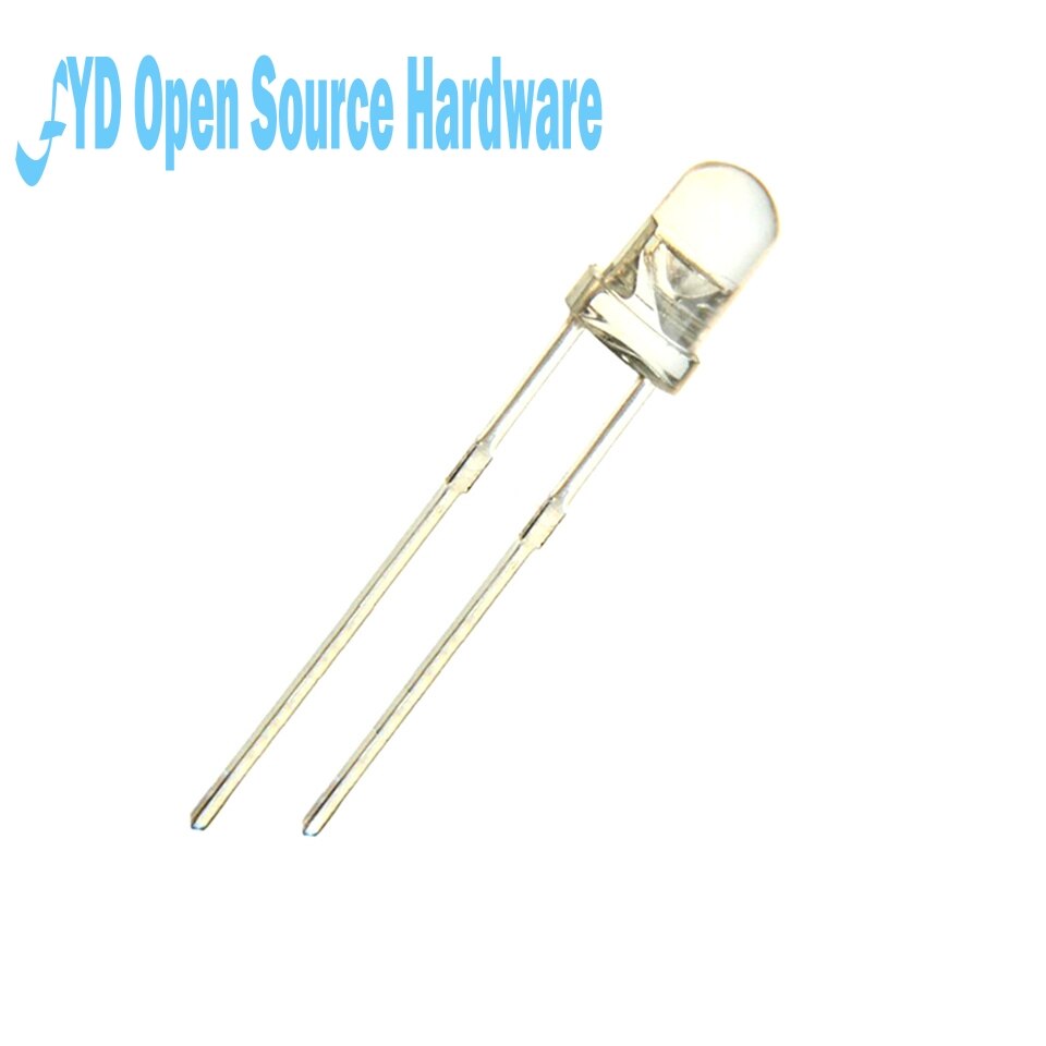 500pcs LED 5mm white of circular LED high brightness LED lights