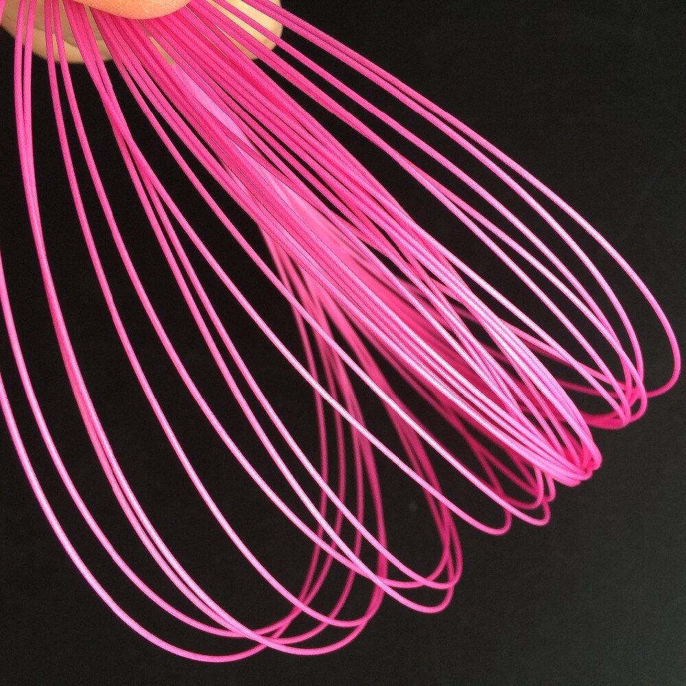 POWERTI 10pcs/lot Pink 0.70mm Badminton Racket String Sport 10m Outdoor Badminton Racquet Training String