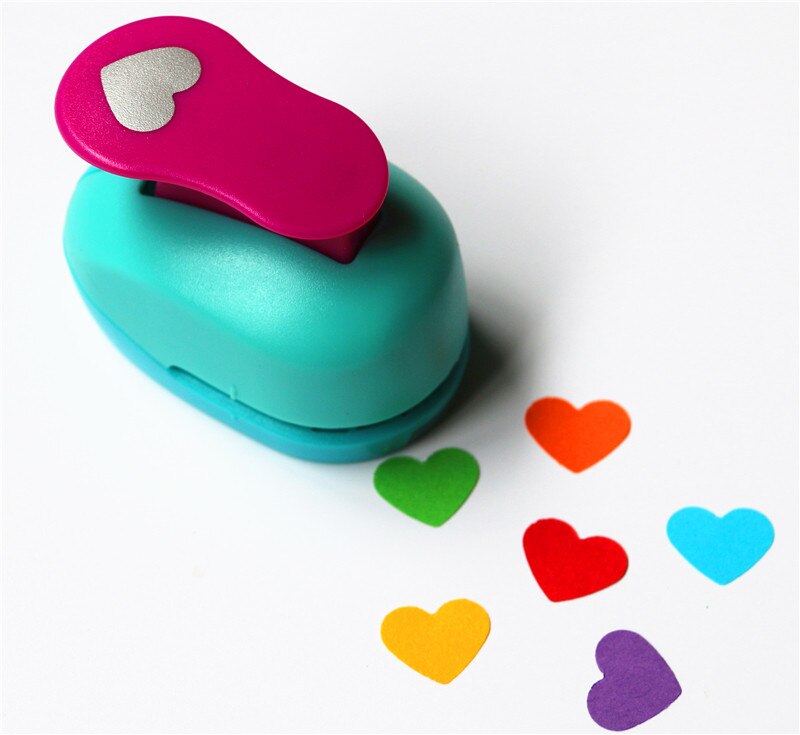 shapes paper punch 15mm 5/8'' shapes craft punch diy puncher paper cutter scrapbooking punches scrapbook S29: heart