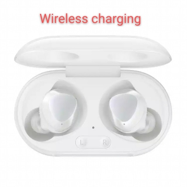 for Sam sung S10 All smart phones，R175 Buds + Plus TWS Bluetooth wireless earphones waterproof touch wireless charging Features: white 02