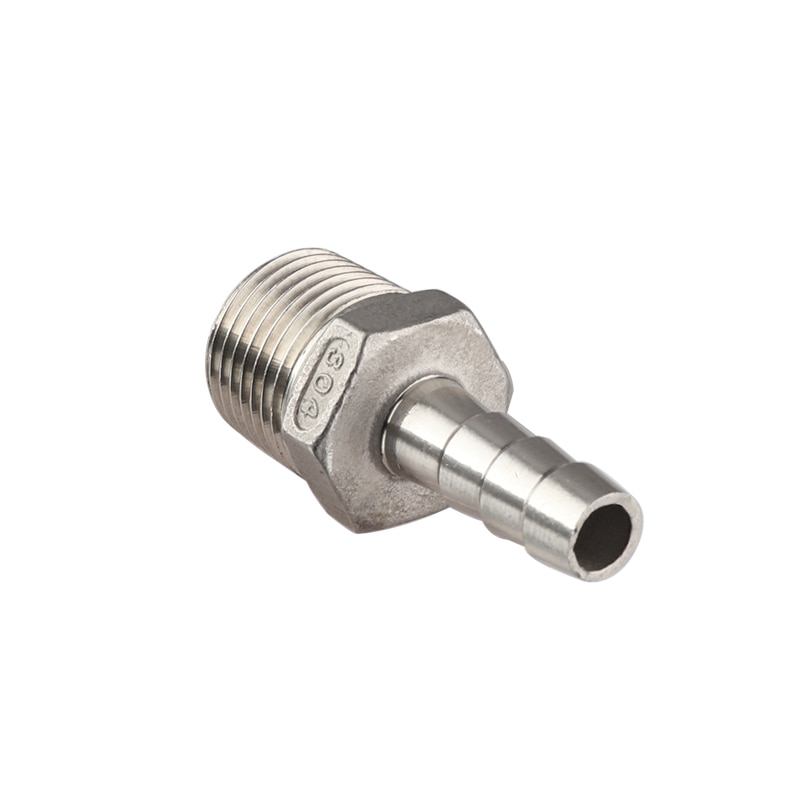 Roestvrijstalen 304- naads compacte kogelkraan en 1/2 '' slangpilaar voor thuisbrouwbierketel