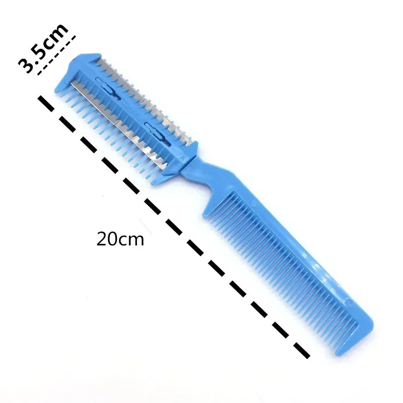 Tondeuse à cheveux pour animaux de compagnie, peigne coupé pour chien et chat avec 2 lames, rasoir de toilettage, brosse à cheveux amincissante, produits pour chats