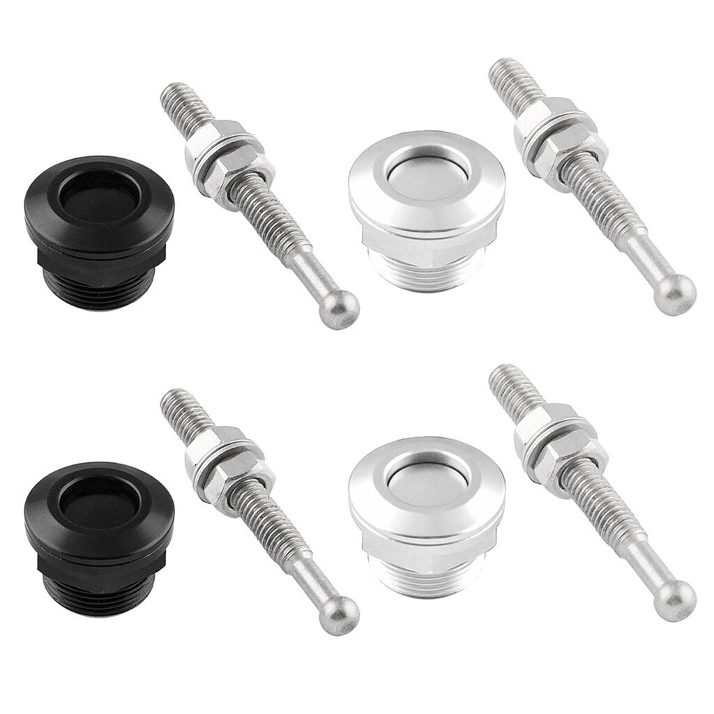 4Pcs Stainless 7/8 inch Push Button Quick Release Hood Pins Lock