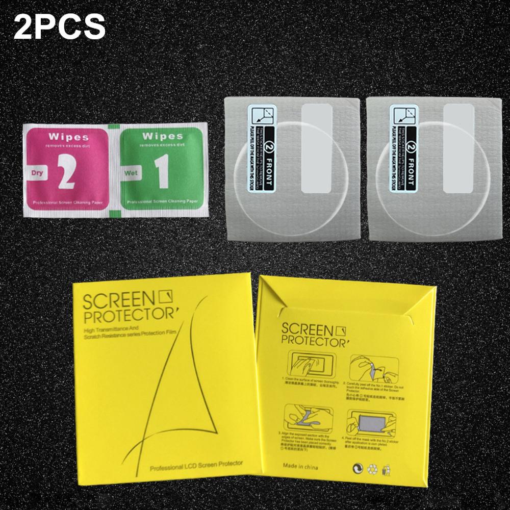 Película protectora de vidrio templado a prueba de arañazos para Samsung Galaxy Watch Active 2, accesorios para reloj inteligente de 40MM y 44MM: 2PCS / 40MM
