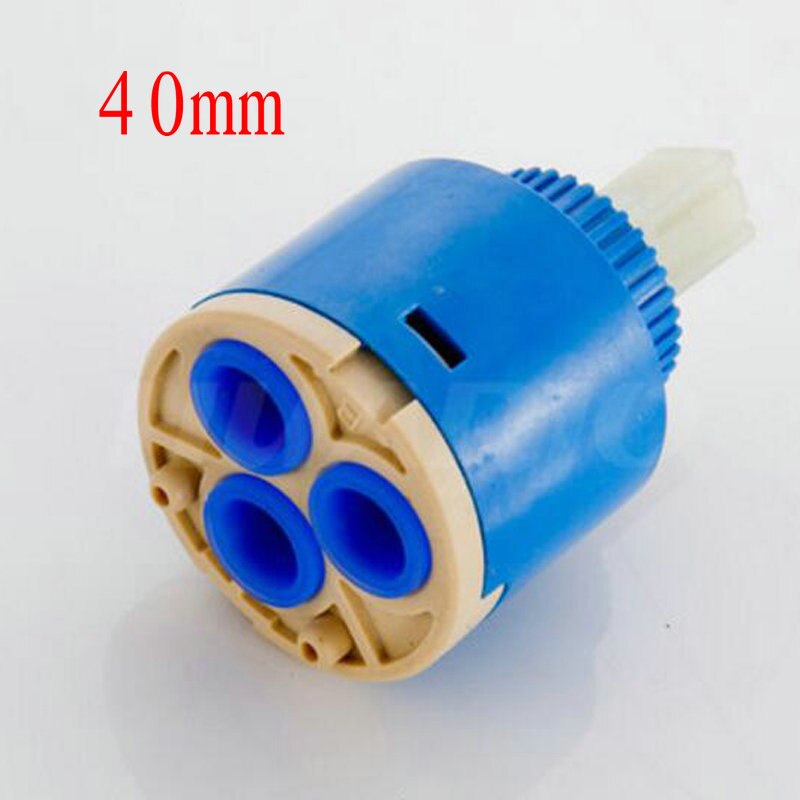 5PCS-Lot 35mm -40mm Ceramic Cartridge Faucet Cartridge Mixer Low Torque Faucet Accessories Rotation Flat Base: size 40