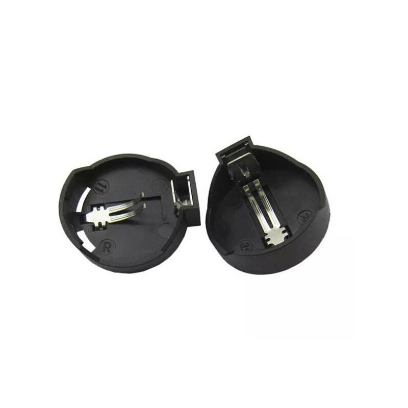 1x 5x 10x Schwarz CR2025 CR2032 3V Knopfzellen Batterie Sockel Inhaber fallen