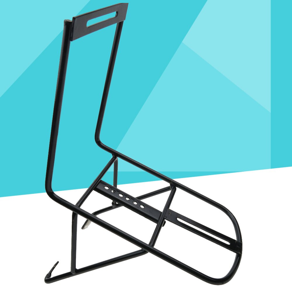 Bike Front Luggage Rack Front Rack Carrier Panniers Shelf Cycling Bike Stand Accessories(Black)