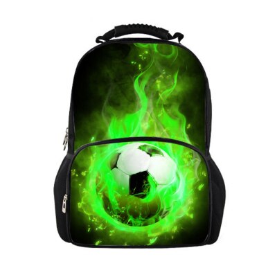 Noisydesigns Children's Preppy Backpack 3D Printing Backpack for Teenager Boys Cool Men Travel Rucksack School Backpacks: 6084A