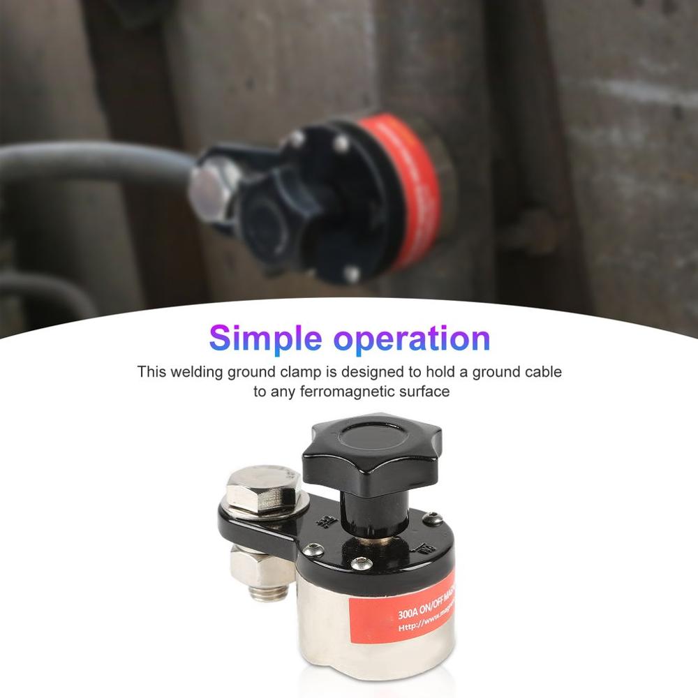 On/Off Magnetic Welding Ground Clamp Rare Earth Sw... – Grandado