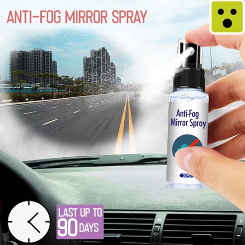 30ML Car Front Windshield Anti-Rain Agent Waterproof Rainproof Anit-fog Spray Car Rear-View Mirror Window Glass Coating Spray