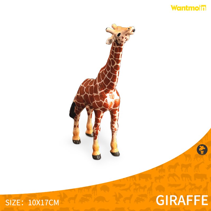 Wantmoin Realistische Giraffe Beeldjes Met Giraffe Cub Safari Dieren Model Cijfers Familie Speeltoestel Educatief Speelgoed: giraffe