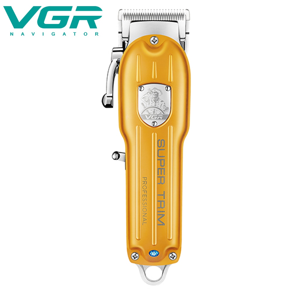 Vgr Haar Trimmer V-117 Oplaadbare Tondeuse Oilhead Tondeuse Carving Push Wit 10W Krachtige Kapsel Machine