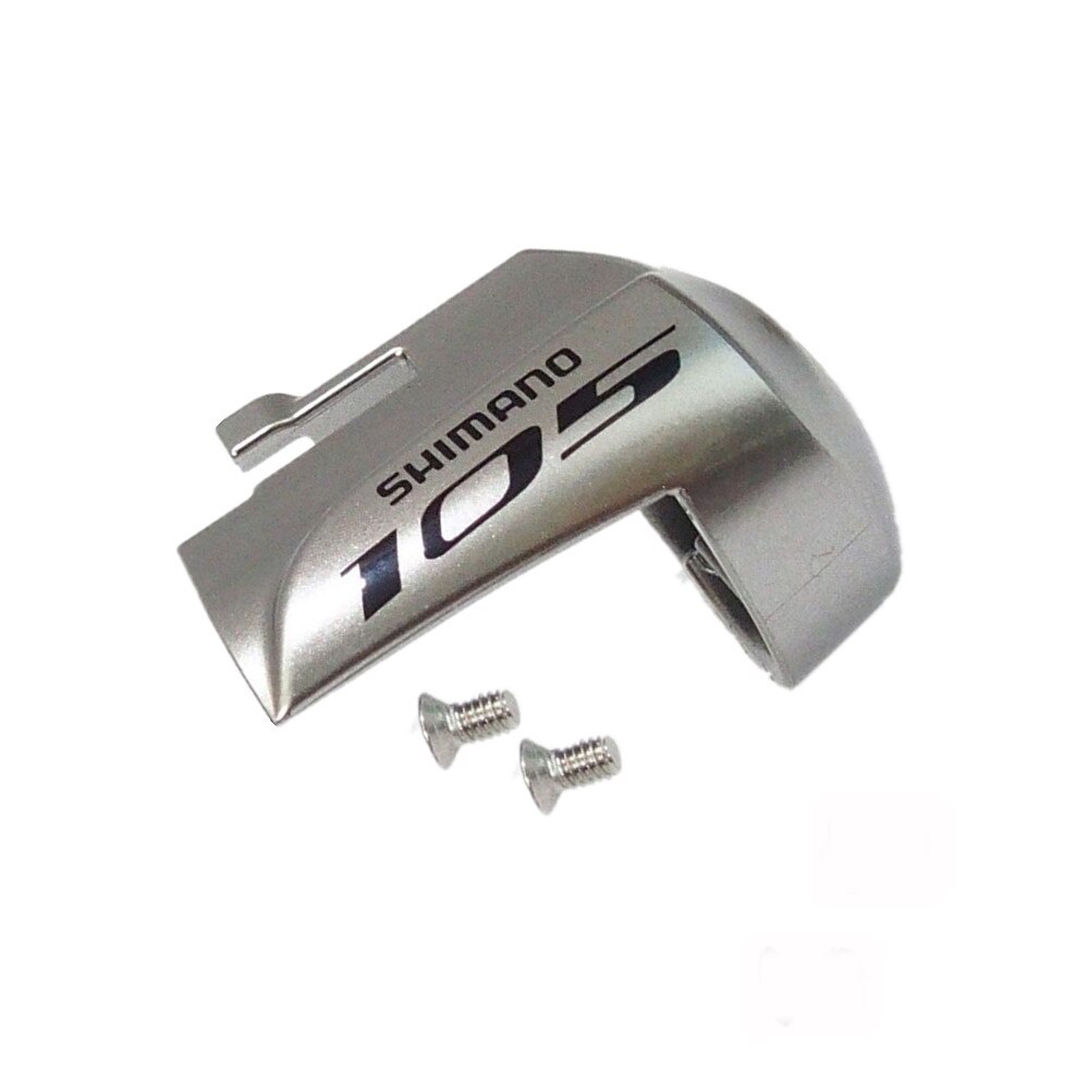 Plaque de nom de levier Shimano 105 ST-5800 avec vis de fixation 5800 main gauche/droite, plaque de commande argentée UNGHIA