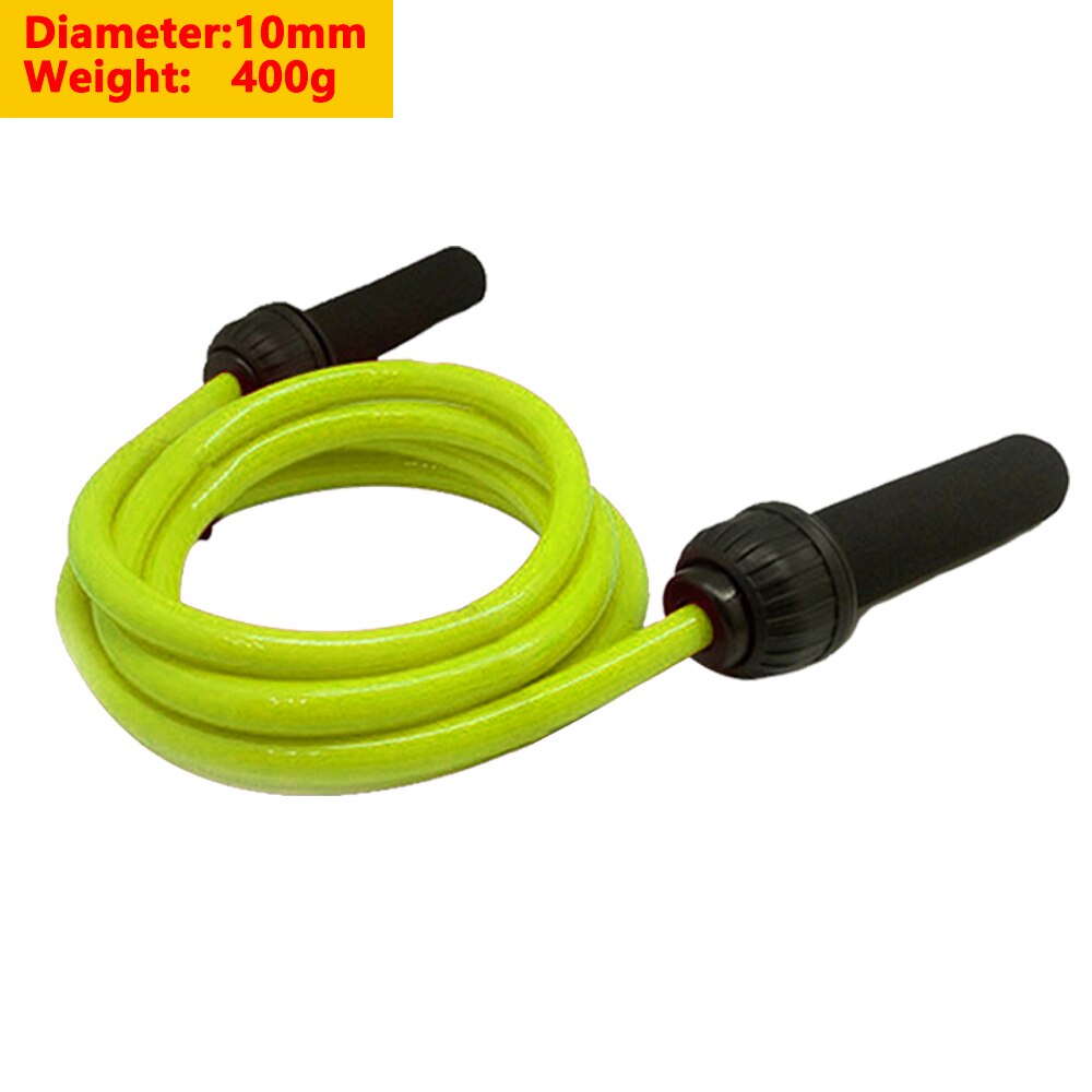 1lbs 1.5lbs heavy fitness jump skip rope weighted Weight SKIPPING Rope: GREEN400GRAM