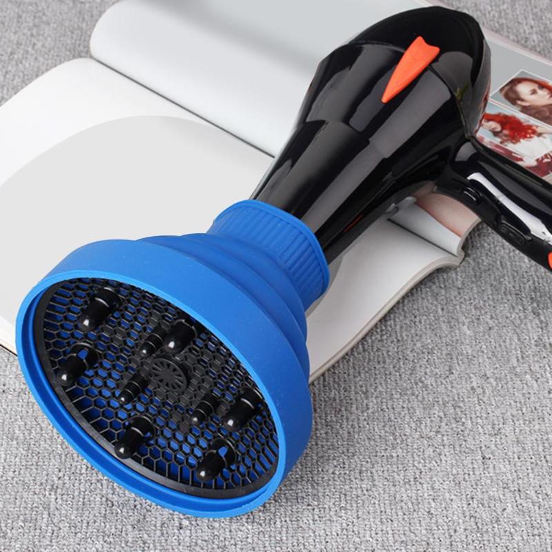 Siliconen Haardroger Diffuser Cover Siliconen Opvouwbare Haar Cover Kapsalon Curly Styling Haarverzorging Mode