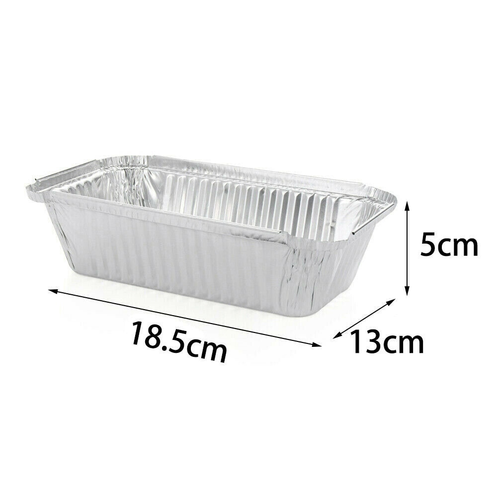 50pcs Disposable BBQ Drip Pans Aluminum Foil Grease Drip Pans Recyclable Grill Catch Tray For Weber Outdoor Supplies