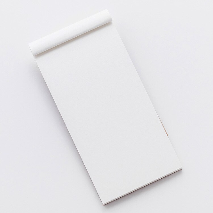 Carnet de notes Portable en papier Kraft, 50 feuilles, pour enfant, Plan quotidien, mensuel, hebdomadaire, écriture, Style vierge, dessin, cahier déchirable