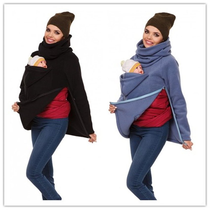Maternité multi-fonction kangourou pull manteau tenue de bébé manteau Spot manteaux pour femmes maternité enceinte en hiver